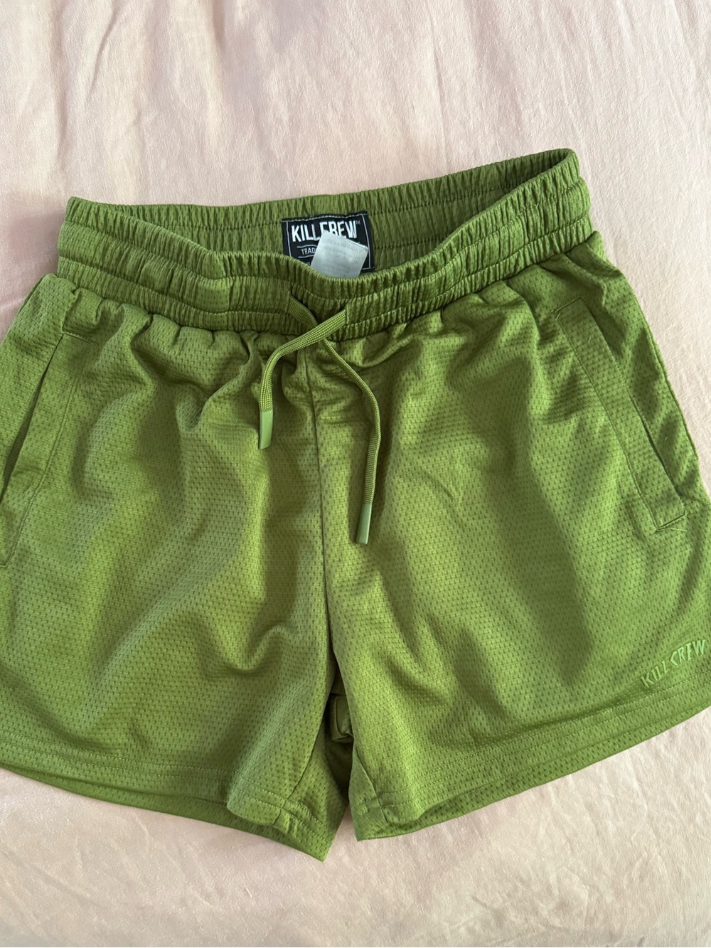 Kill Crew Muay Thai athletic shorts green
